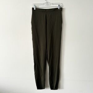 Theory Silk Green Pants Size S Style Termin